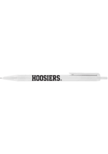 Indiana Hoosiers Biz Click Stick Single Pen - White