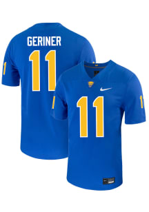 Holden Geriner  Nike Pitt Panthers Blue NIL Name And Number Football Jersey