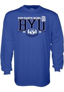 Blue 84 BYU Cougars Blue 2025 Poptarts Bowl Long Sleeve T Shirt