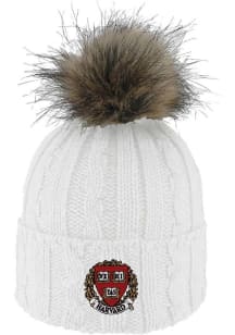 LogoFit Harvard Crimson White Alps Womens Knit Hat