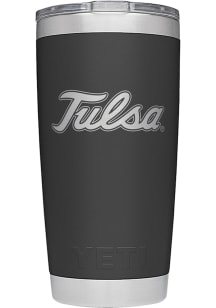 Yeti Tulsa Golden Hurricane Rambler 20 oz Stainless Steel Tumbler - Black