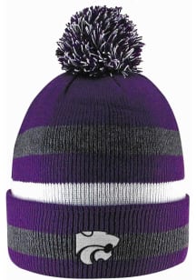 LogoFit K-State Wildcats Dark Grey Primetime Mens Knit Hat