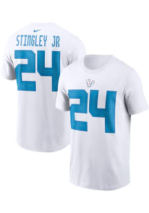 Derek Stingley Jr Houston Texans White Rivalry Short Sleeve Player T Shirt