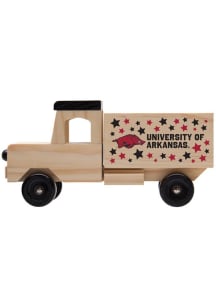 Arkansas Razorbacks Wooden Toy Truck Car