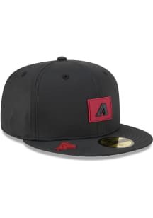 New Era Arizona Diamondbacks Mens Black 2026 Clubhouse 59FIFTY Fitted Hat