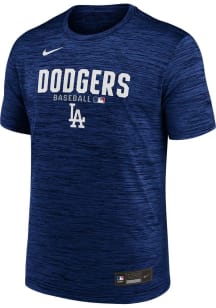 Nike Los Angeles Dodgers Blue Authentic Collection Velocity Short Sleeve T Shirt