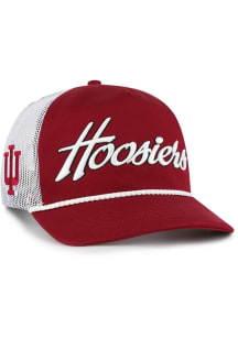 47 Indiana Hoosiers Overhand Hitch Adjustable Hat - Red