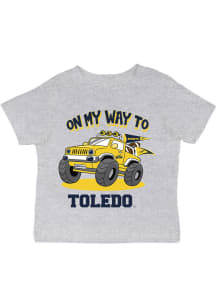 Vive La Fete Toledo Rockets Infant On My Way Short Sleeve T-Shirt Grey