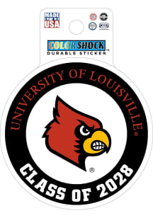 Louisville Cardinals Class of 2028 Durable Stickers - Cardinal