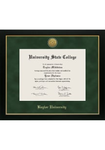 Baylor Bears Medallion Manchester Diploma Frame - Green