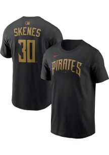 Paul Skenes Pittsburgh Pirates Black City Connect 2.0 Short Sleeve Player T Shirt