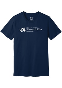 Summit Sportswear Drexel Dragons Navy Blue Thomas R. Kline School of Law Short Sleeve T Shirt