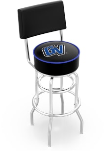 Grand Valley State Lakers Double-Ring Swivel with Back Pub Stool - Black