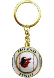 Baltimore Orioles Swivel Keychain - Black
