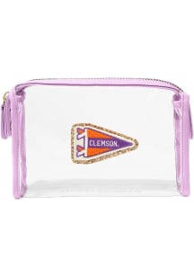 Clemson Tigers Travel Pouch Womens Clear Tote