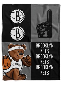 Brooklyn Nets Domino Swaddle Baby Blanket