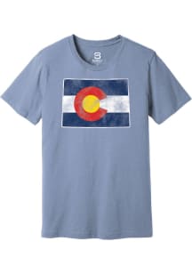 Summit Sportswear Colorado Blue Flag Short Sleeve Fashion T Shirt