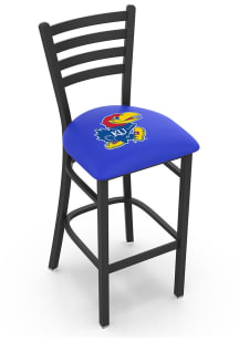 Kansas Jayhawks Stationary Pub Stool - Black