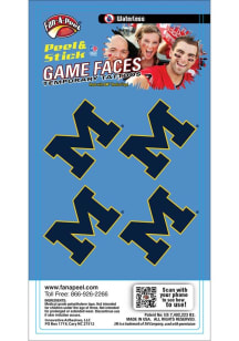 Michigan Wolverines 4pk Waterless Tattoo