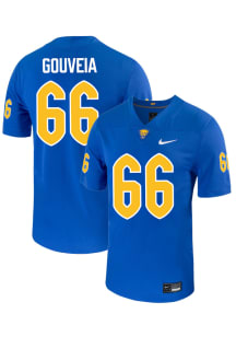 Keith Gouveia  Nike Pitt Panthers Blue NIL Name And Number Football Jersey