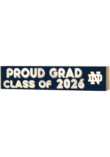 KH Sports Fan Notre Dame Fighting Irish Class of 2026 Block Sign - Navy Blue