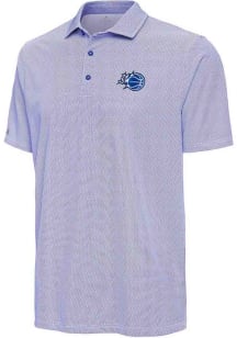 Antigua Orlando Magic Mens Blue Pave Short Sleeve Polo