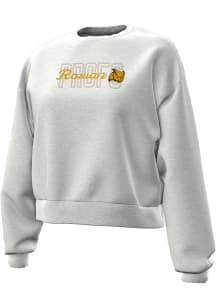 Under Armour Rowan University Womens Grey Iconic Gameday Cowl Crew Sweatshirt