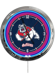 Fresno State Bulldogs Multi Color LED Wall Clock