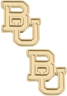 Baylor Bears Matte Stud Womens Earrings