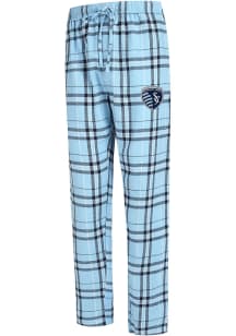 Concepts Sport Sporting Kansas City Mens Light Blue Hillstone Sleep Pants