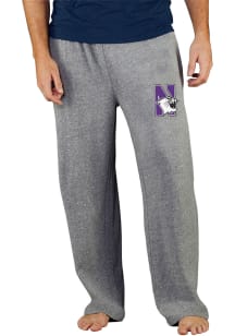 Concepts Sport Northwestern Wildcats Mens Grey Mainstream Terry Sweatpants