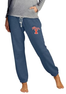 Concepts Sport Illinois Fighting Illini Womens Mainstream Navy Blue Sweatpants