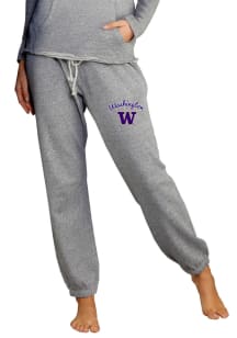 Concepts Sport Washington Huskies Womens Mainstream Grey Sweatpants