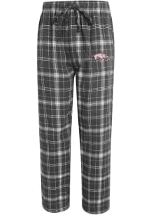 Concepts Sport Arkansas Razorbacks Mens Charcoal Ultimate Plaid Sleep Pants