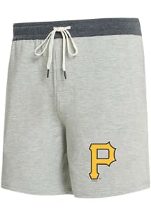 Concepts Sport Pittsburgh Pirates Mens Grey Domain Shorts