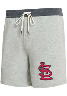 Concepts Sport St Louis Cardinals Mens Grey Domain Shorts