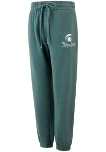 Concepts Sport Michigan State Spartans Womens Volley Green Sweatpants