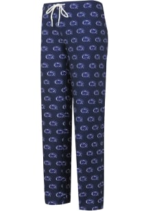 Concepts Sport Penn State Nittany Lions Womens Navy Blue Gauge Loungewear Sleep Pants