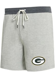 Concepts Sport Green Bay Packers Mens Grey Domain Shorts