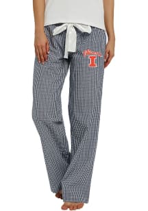 Concepts Sport Illinois Fighting Illini Womens Navy Blue Tradition Loungewear Sleep Pants