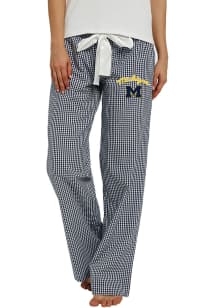 Concepts Sport Michigan Wolverines Womens Blue Tradition Loungewear Sleep Pants