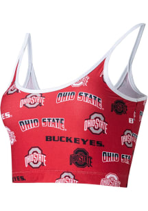 Concepts Sport Ohio State Buckeyes Womens Red Breakthrough Tank Top