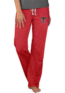 Concepts Sport Texas Tech Red Raiders Womens Red Quest Knit Loungewear Sleep Pants