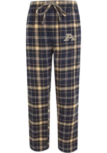Concepts Sport Akron Zips Mens Navy Blue Plaid Flannel Sleep Pants