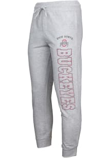 Concepts Sport Ohio State Buckeyes Mens Grey Exhibit French Terry Sweatpants