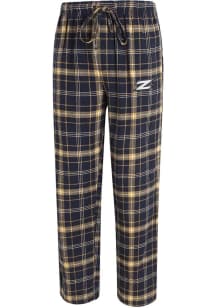 Concepts Sport Akron Zips Mens Navy Blue Primary Logo Sleep Pants