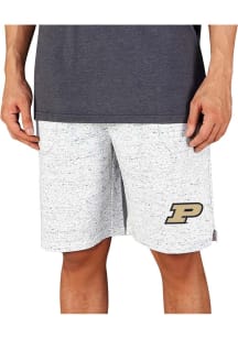 Concepts Sport Purdue Boilermakers Mens White Throttle Knit Jam Shorts