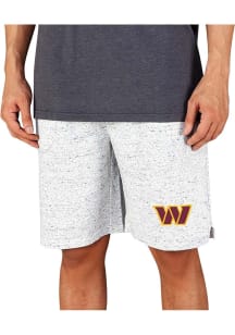 Concepts Sport Washington Commanders Mens White Throttle Knit Jam Shorts