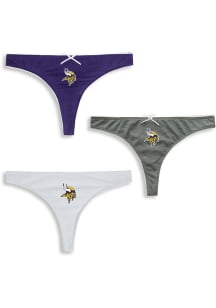 Concepts Sport Minnesota Vikings Womens Purple Vector Thong Underwear