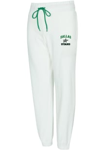 Concepts Sport Dallas Stars Womens Borough White Sweatpants